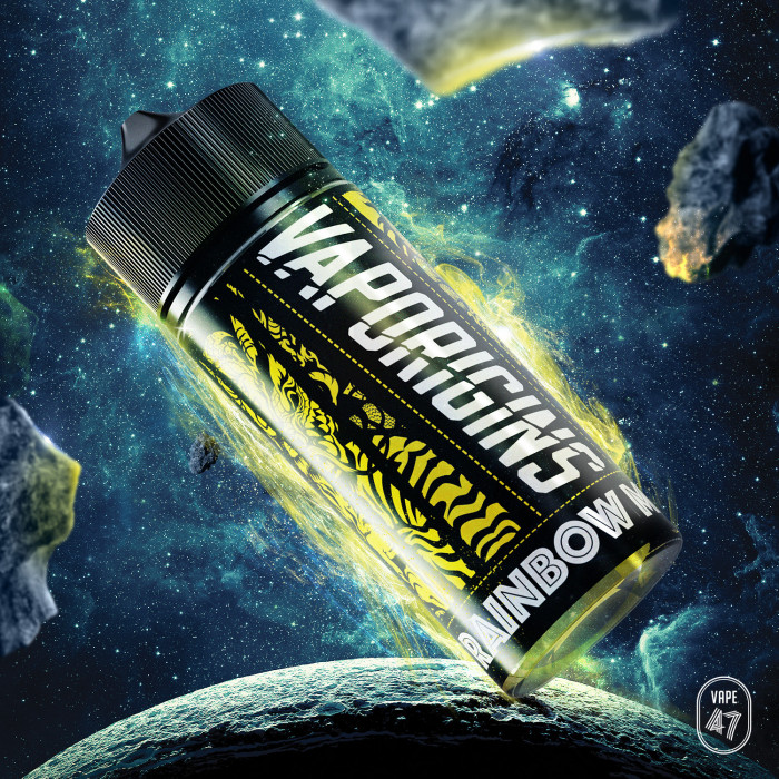 VAPORIGINS Rainbow Mania (0mg/mL - 80mL)