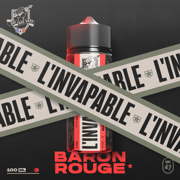 L'INVAPABLE Baron Rouge (0mg/mL - 100mL)